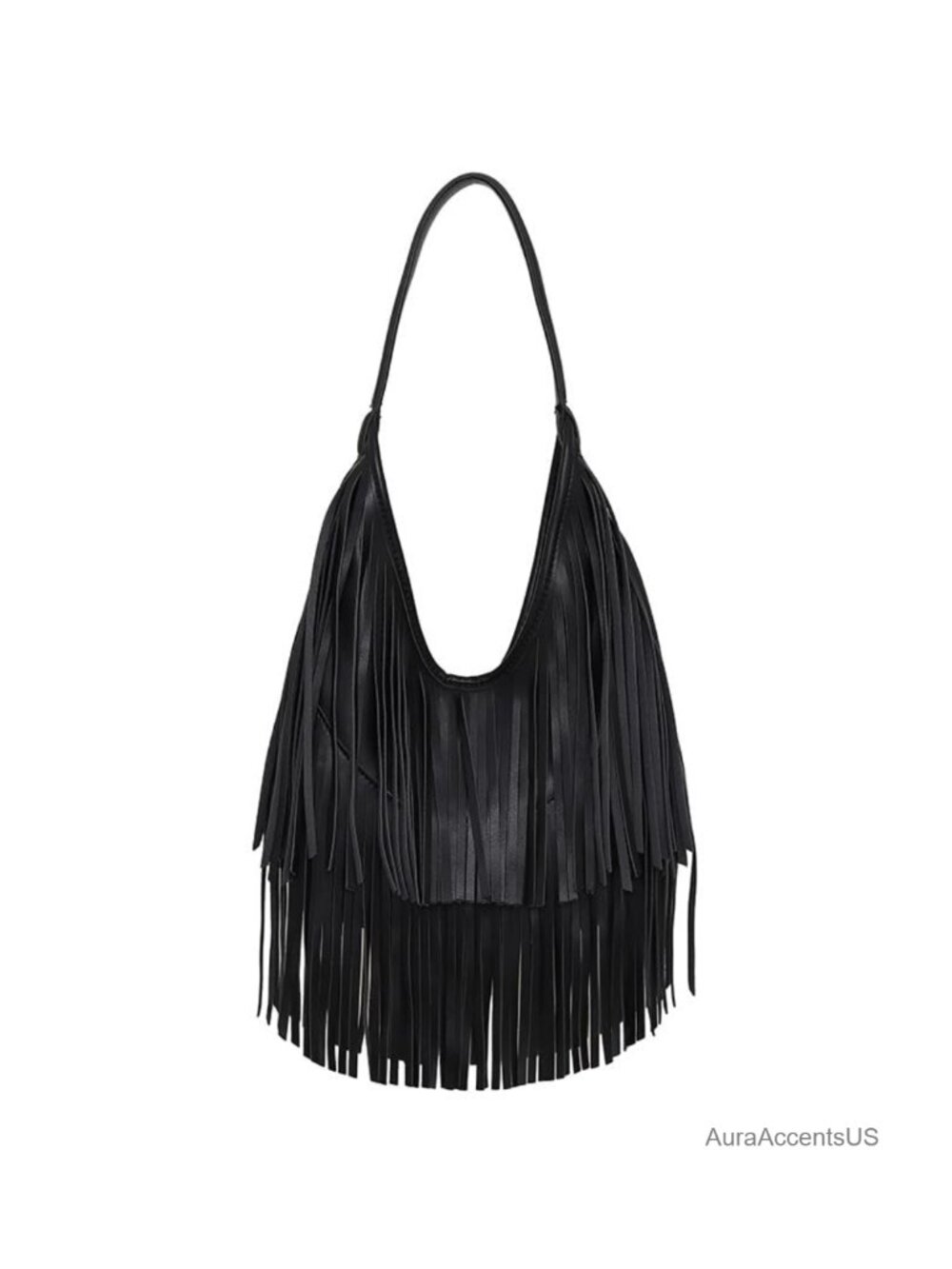 Fringe Purse for Women PU Leather Hobo Shoulder Bag Western Cowgirl